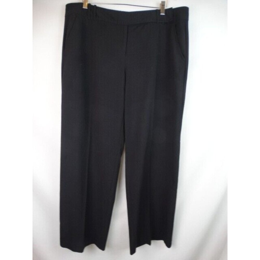 Ashley Stewart Women's Pants Plus Size 18 A Black Dress Pants